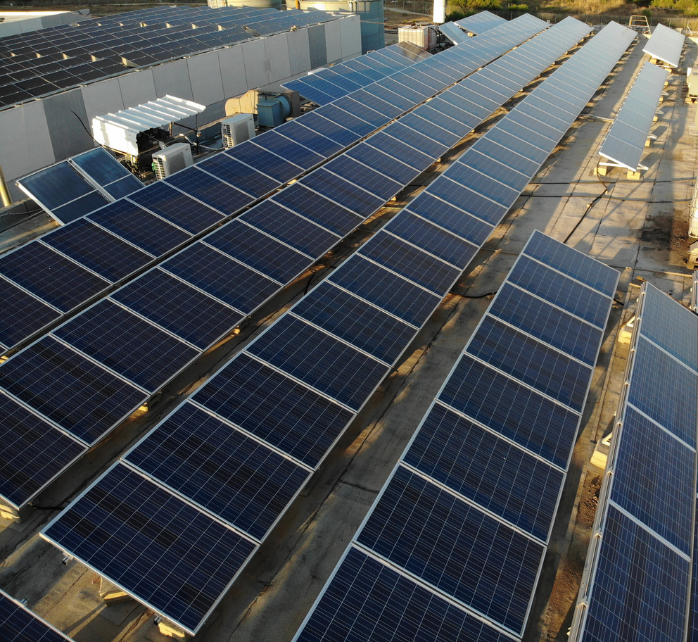 Solar panels renewable energy